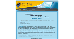 Desktop Screenshot of getbluefrog.com